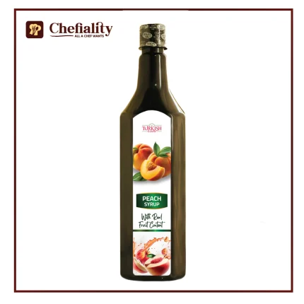 Turkish Cuisine Peach Fruit Syrup